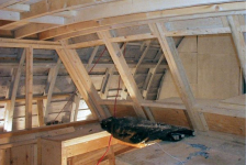666: Bernard Mulrooney's new boat under construction in Placentia. (2004)